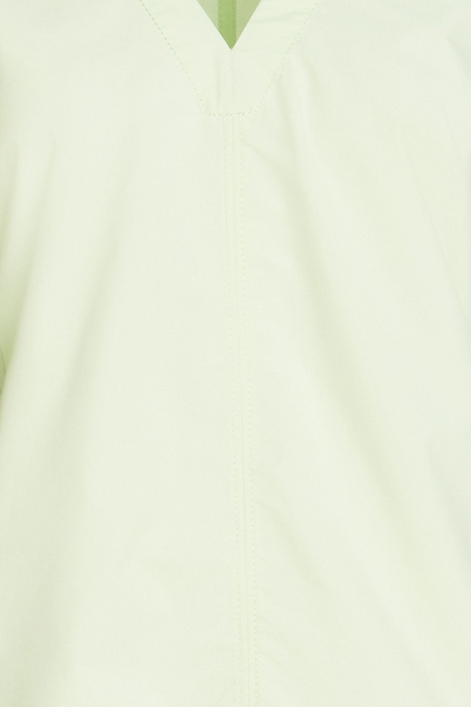 Shop 3.1 Phillip Lim Cotton-blend Poplin Top In Light Green