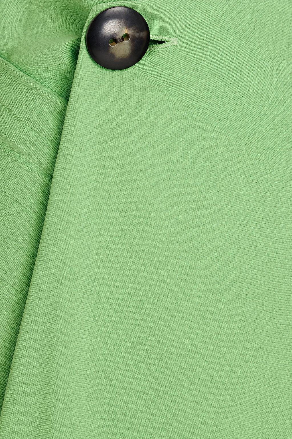 A.W.A.K.E. MODE Wrap-effect pleated crepe skirt