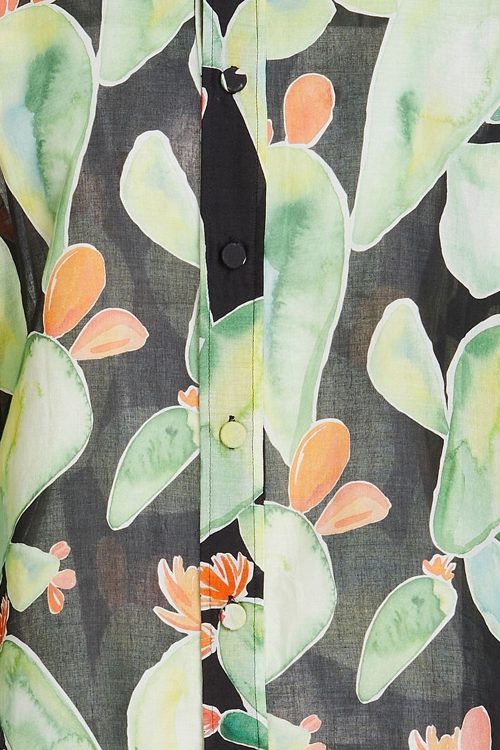 CHARO RUIZ IBIZA Jade printed cotton-voile shirt
