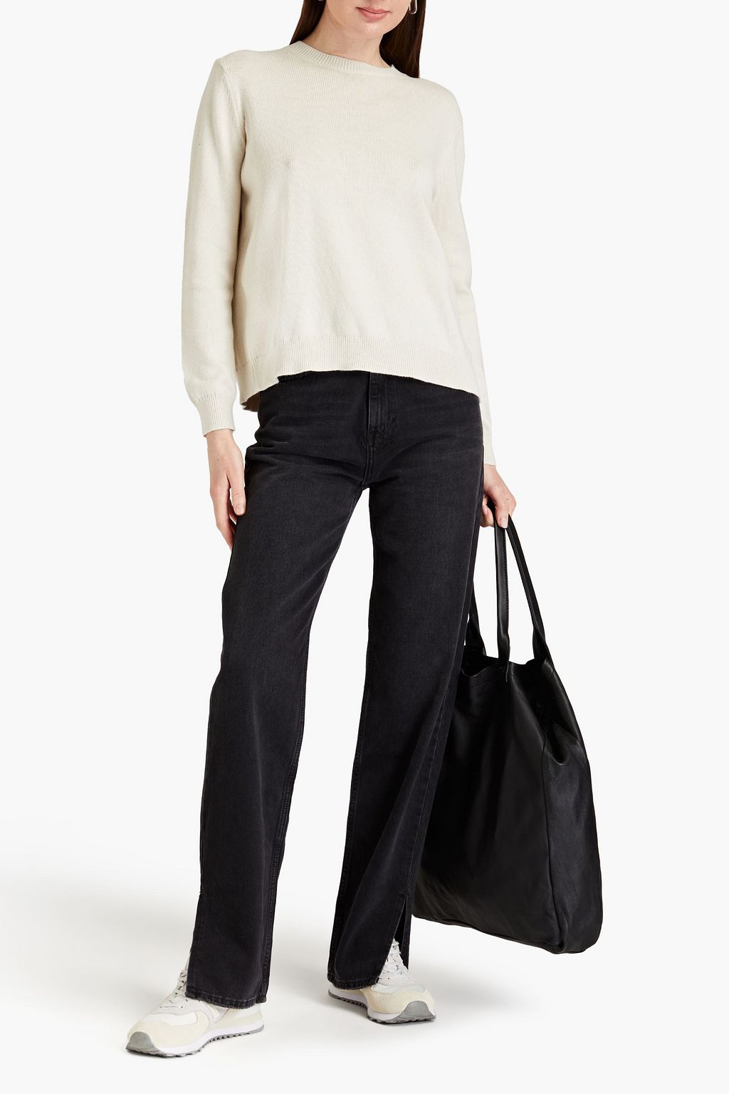 CHINTI & PARKER Leonora wrap-effect cotton sweater