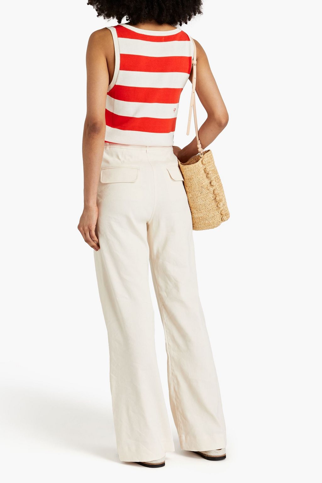 CHINTI & PARKER Gestreiftes Tanktop aus Baumwolle