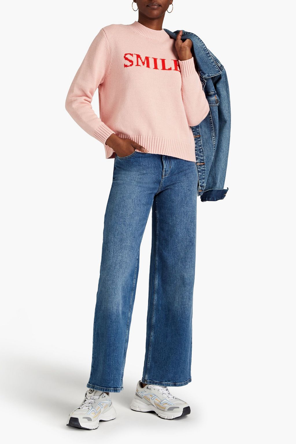 CHINTI & PARKER Intarsia cotton sweater