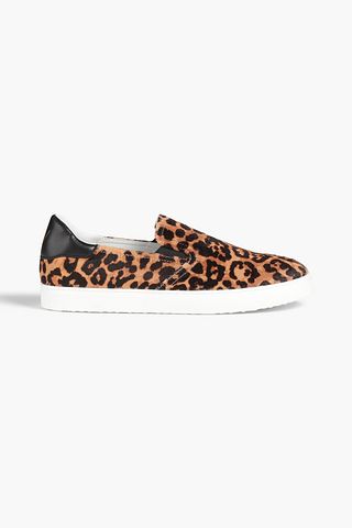 stuart weitzman daryl leather sneakers