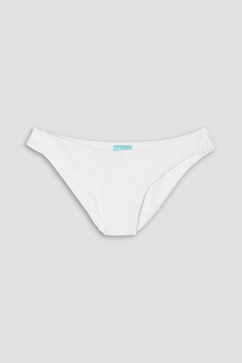 Melissa Odabash Montreal Textured Bikini Briefs In White