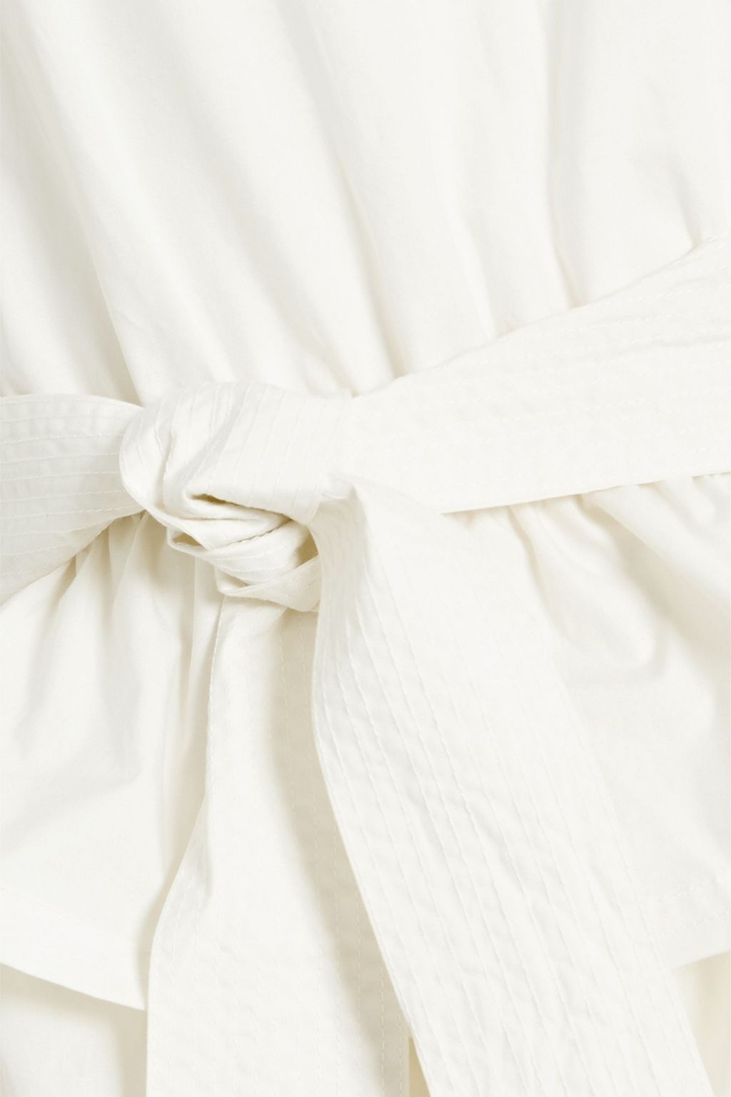 ULLA JOHNSON Lulua ruffled cotton-poplin mini dress