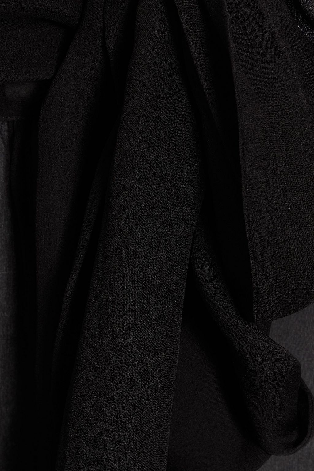 VALENTINO GARAVANI Pussy-bow chiffon blouse