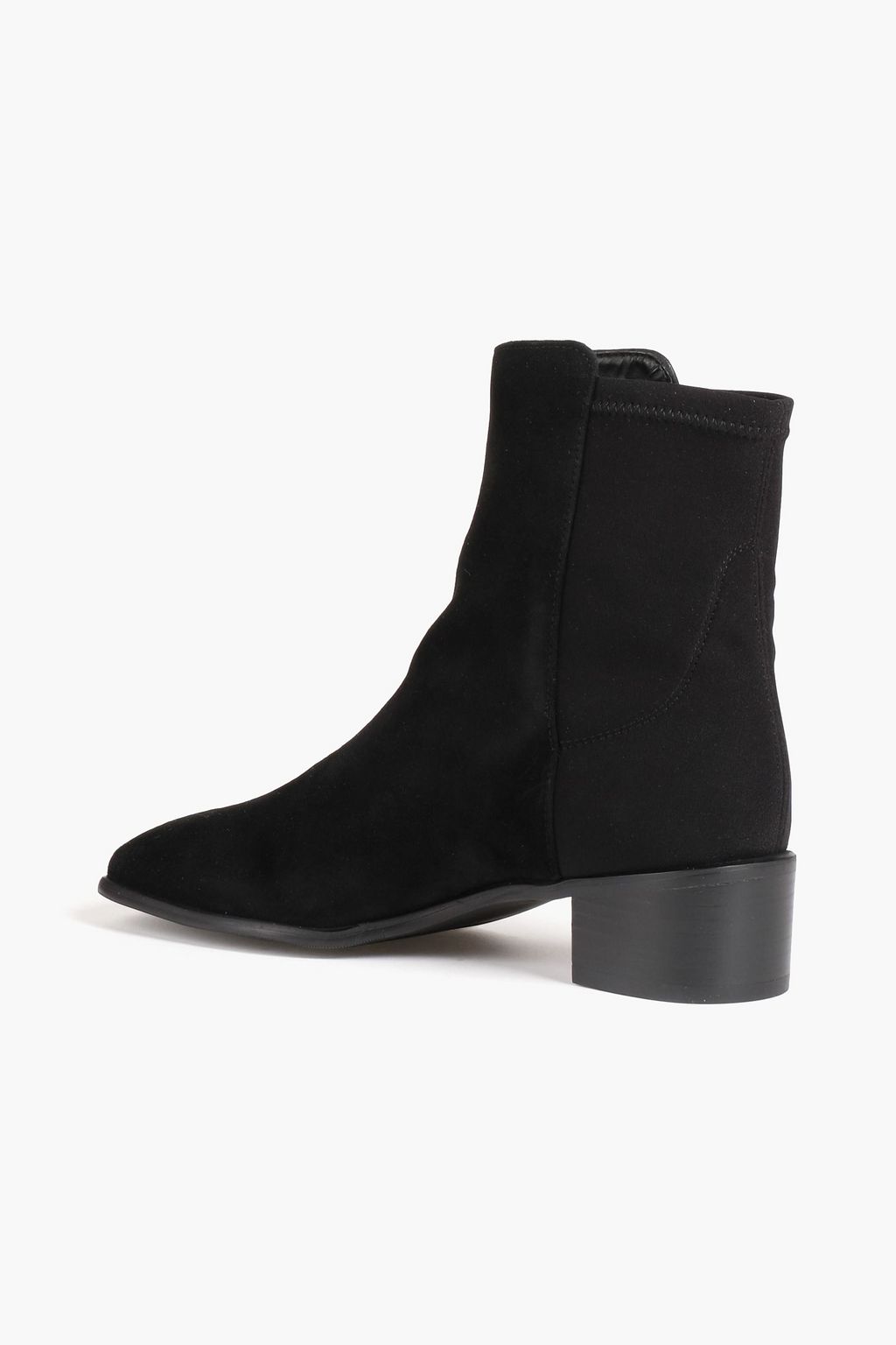 STUART WEITZMAN City microstretch and suede over-the-knee boots