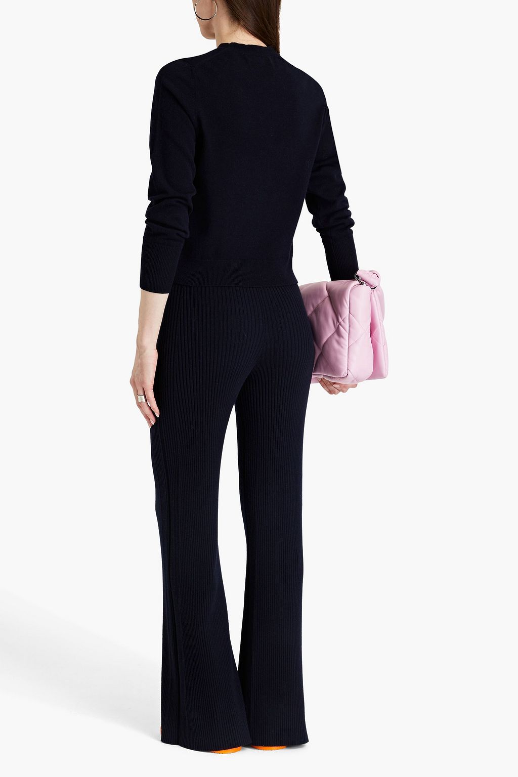 CHINTI & PARKER Intarsia cashmere and wool-blend sweater
