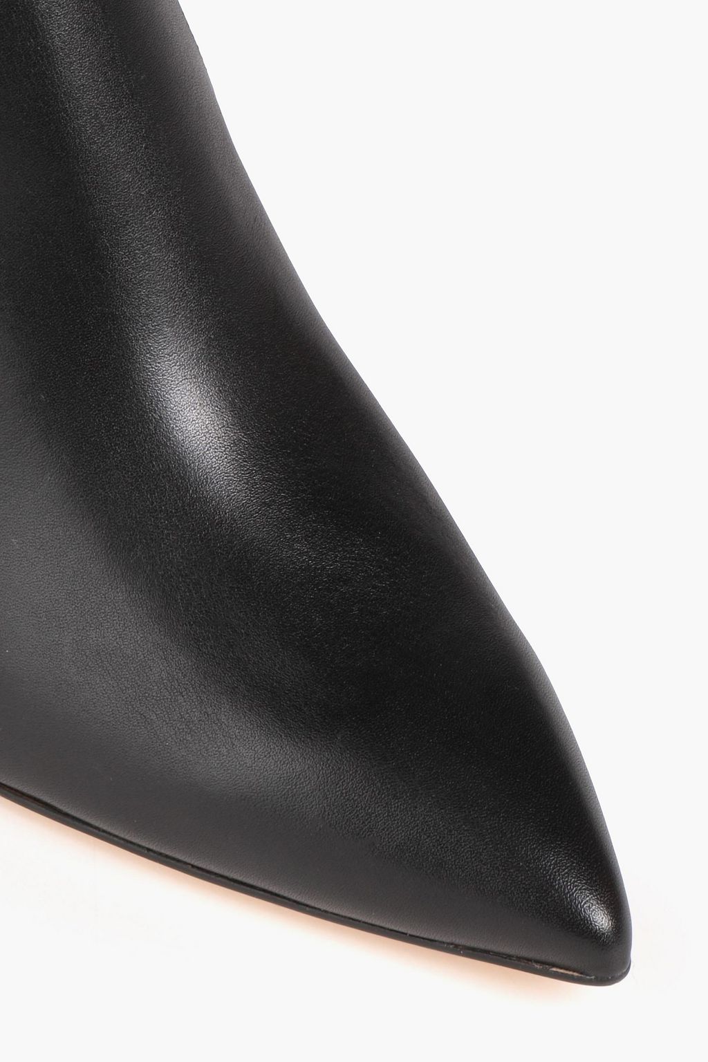 STUART WEITZMAN حذاء بوت بطول الركبة «أفينيو» من الجلد بكعب مقاس 85