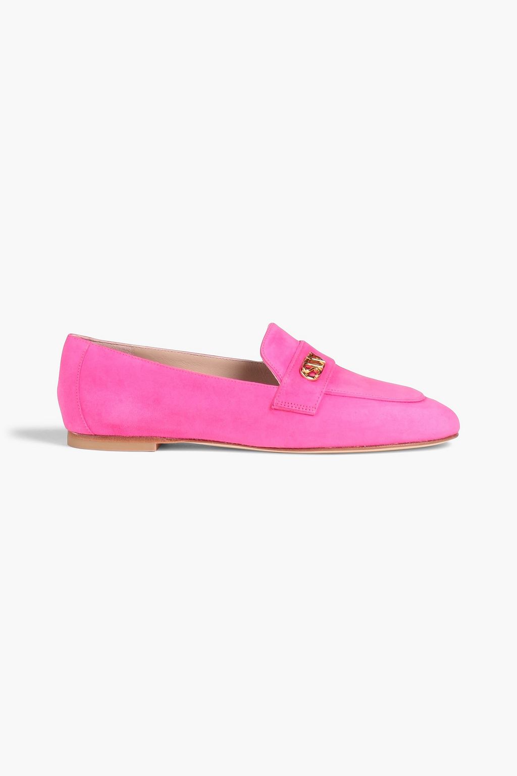 STUART WEITZMAN Payson suede loafers | THE OUTNET