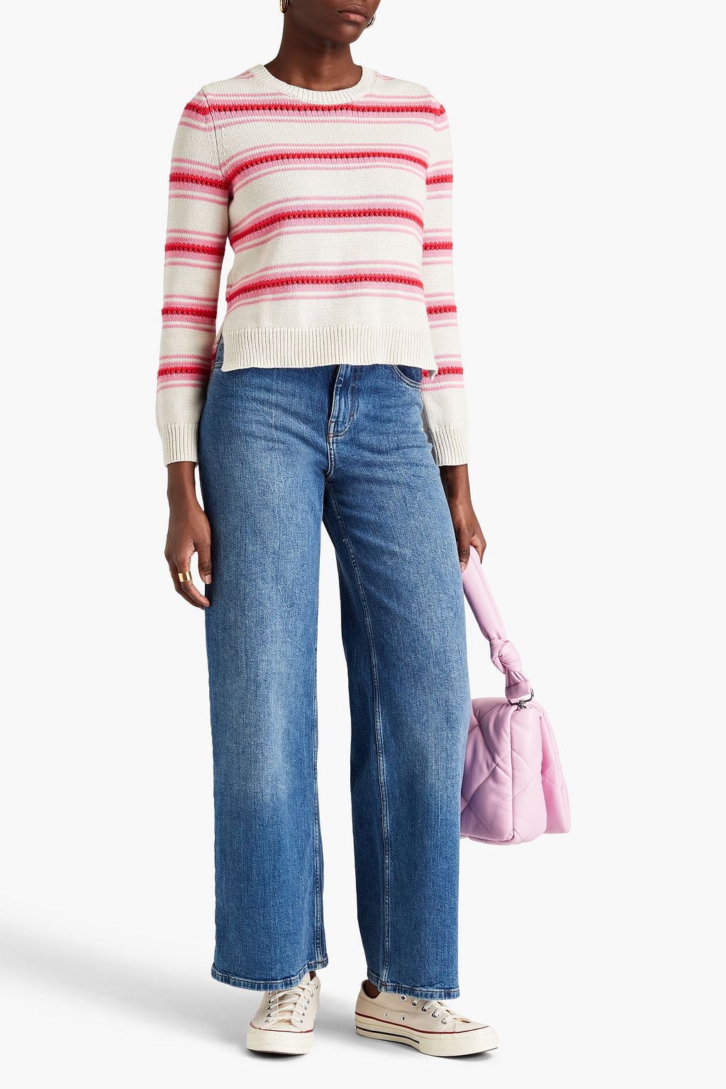 CHINTI & PARKER Striped cotton sweater