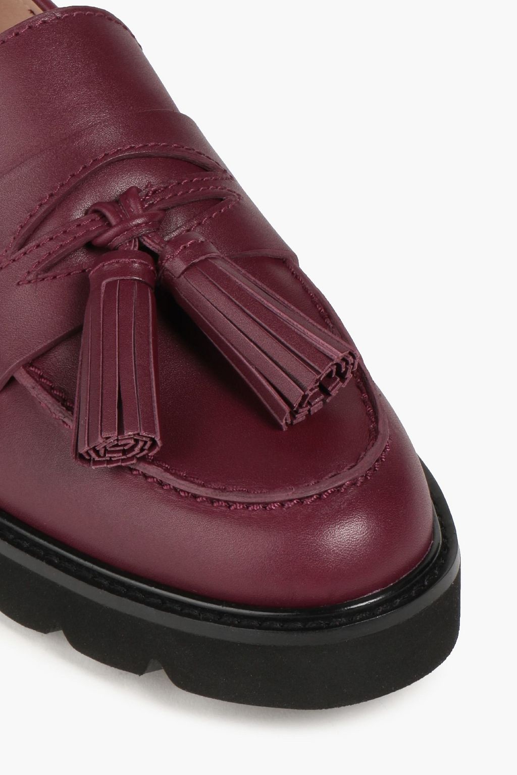 STUART WEITZMAN Adrina tasseled leather loafers