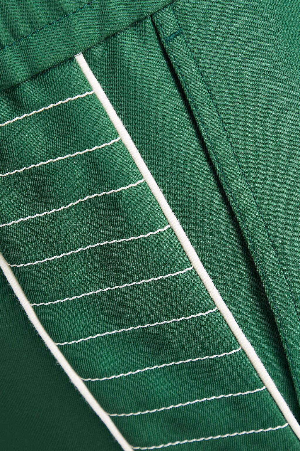 VALENTINO GARAVANI ツイル トラックパンツ 刺繍入り