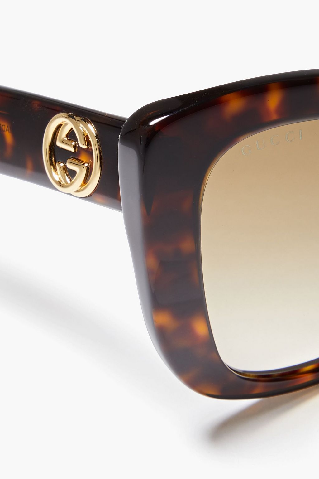 GUCCI Cat-eye tortoiseshell acetate sunglasses