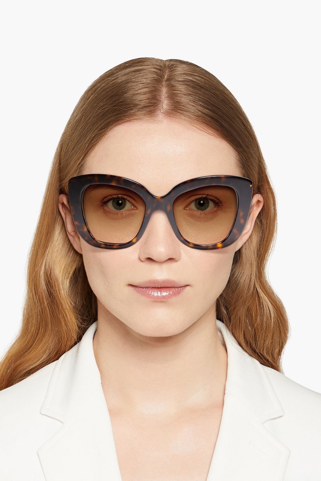 GUCCI Cat-eye tortoiseshell acetate sunglasses