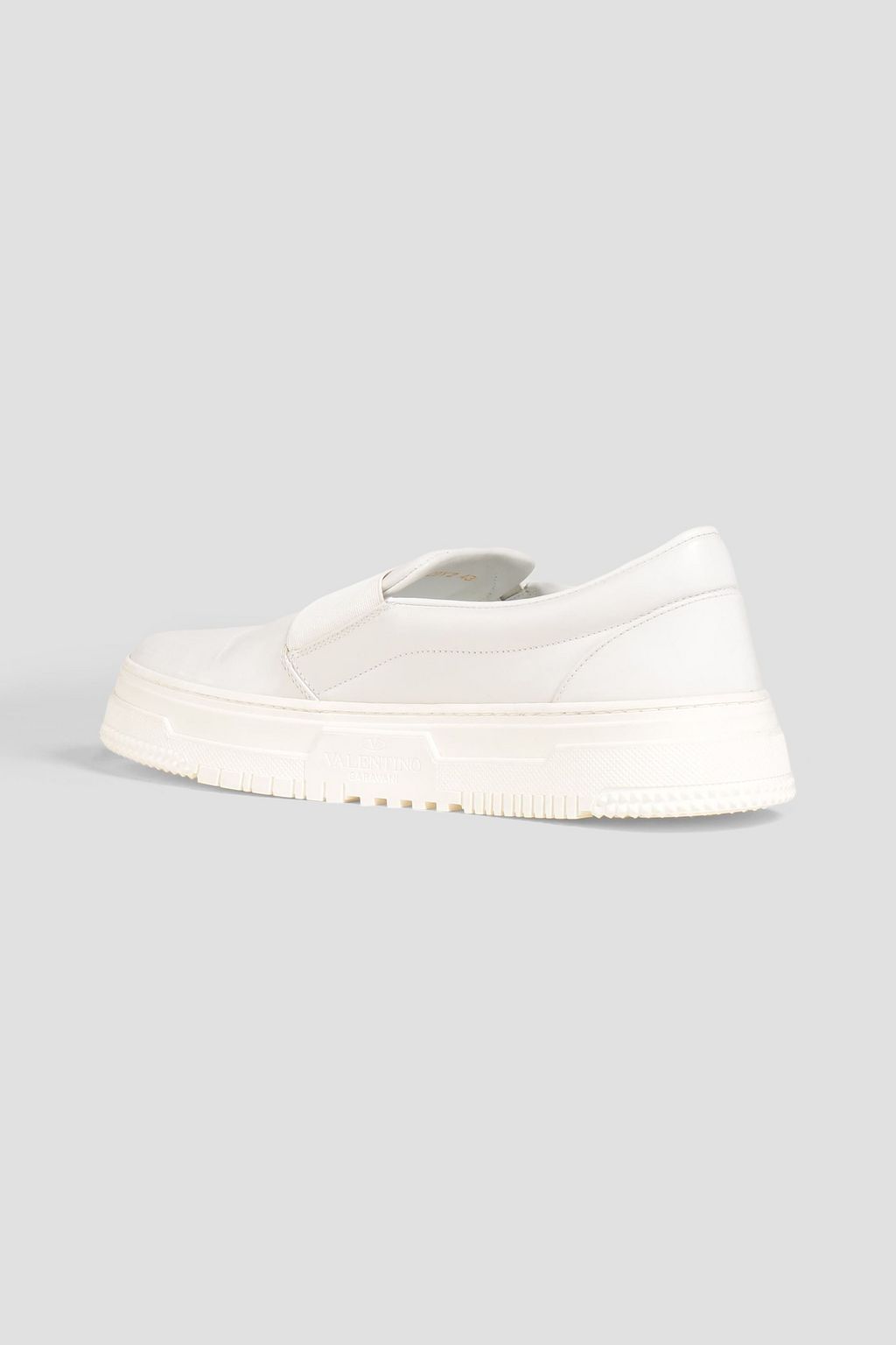 VALENTINO GARAVANI Leather slip-on sneakers