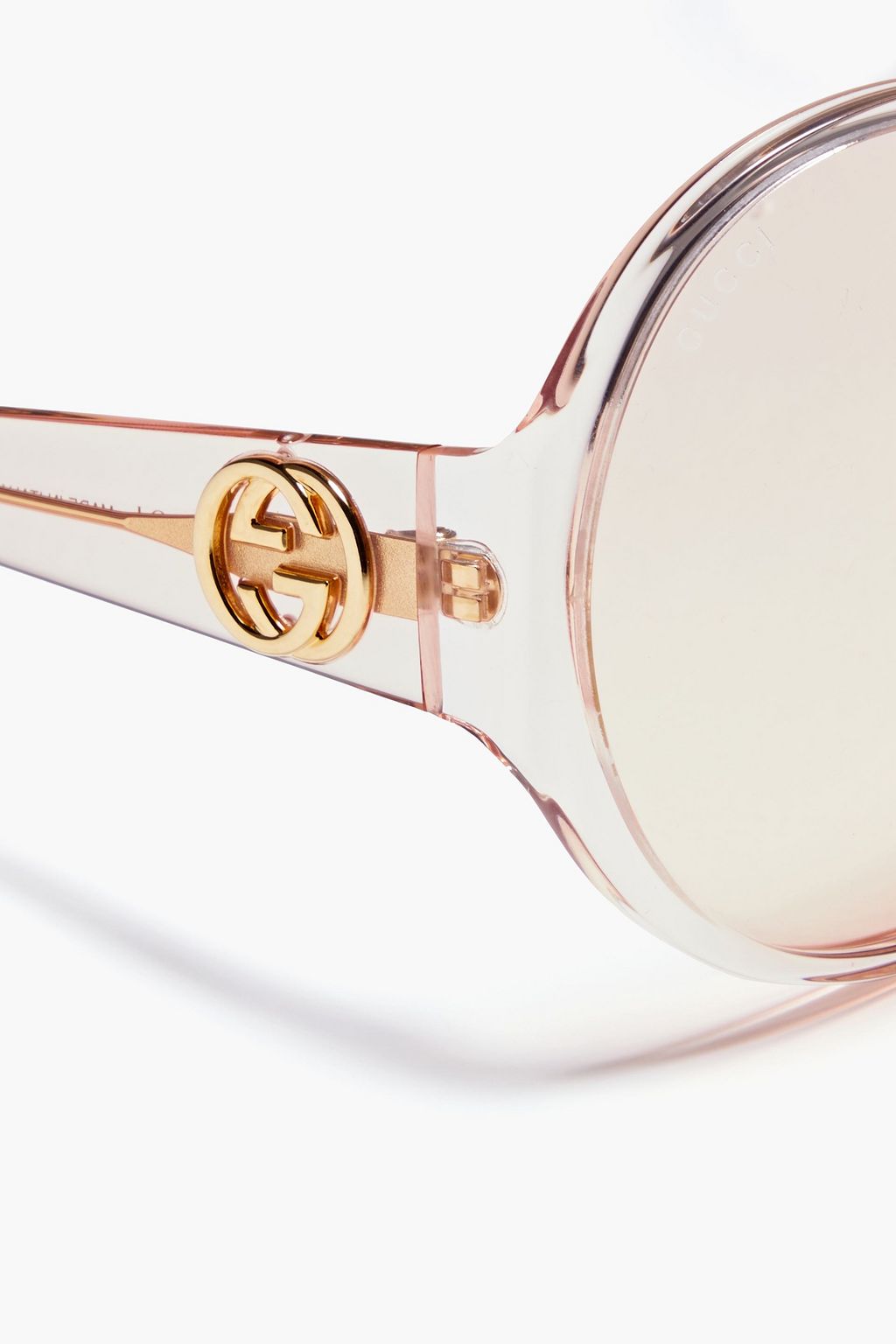 GUCCI Round-frame acetate sunglasses