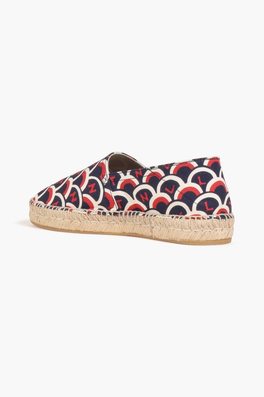 VALENTINO GARAVANI Printed canvas espadrilles