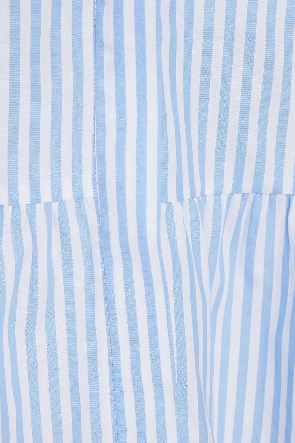 CHINTI & PARKER Striped cotton-poplin midi shirt dress