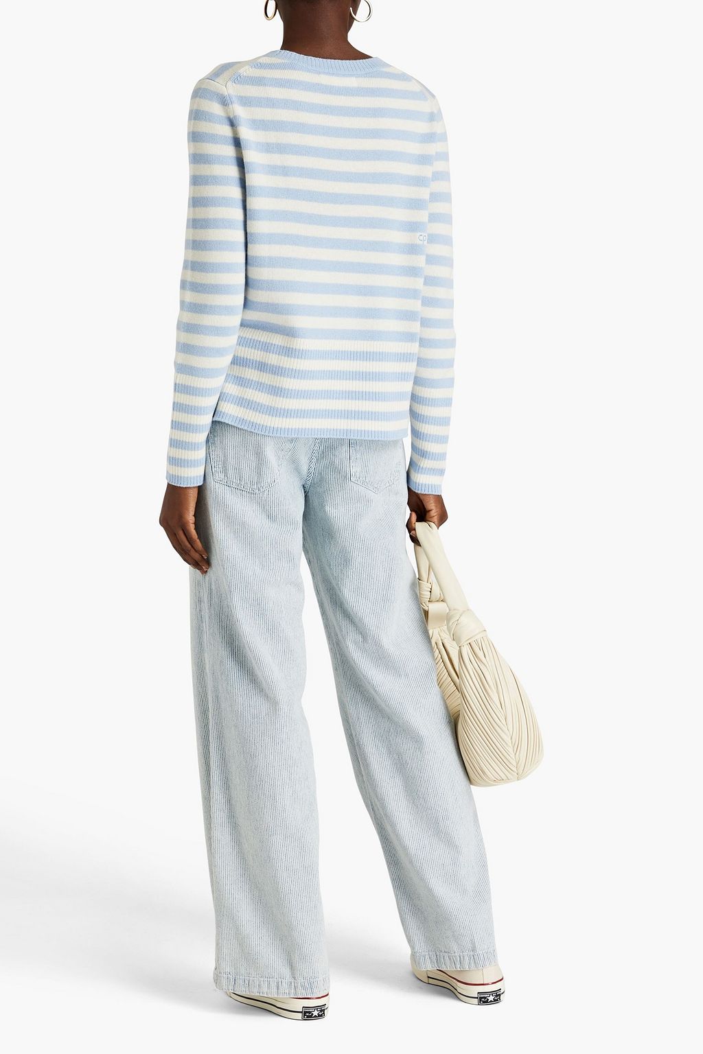 CHINTI & PARKER Striped wool and cashmere-blend sweater