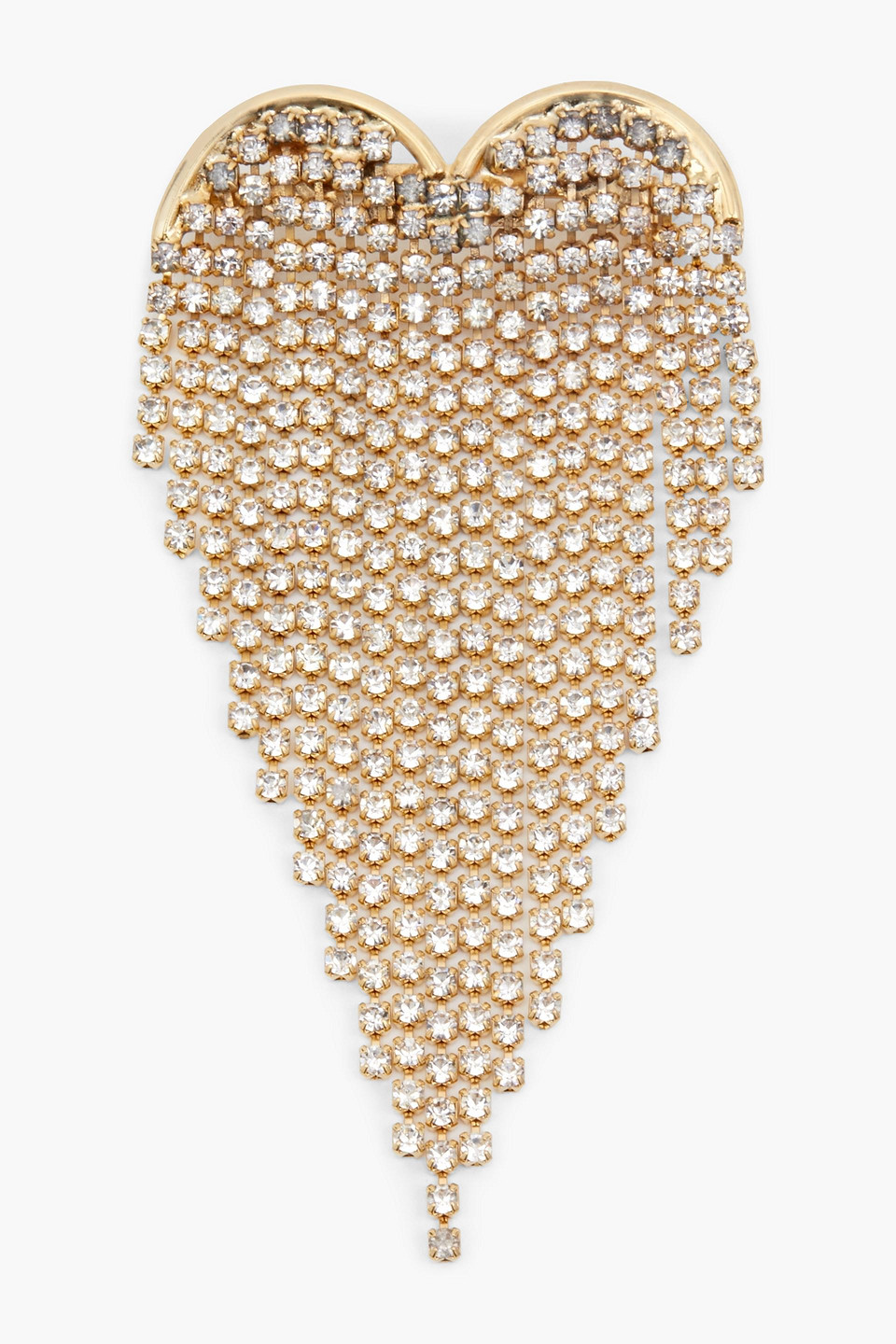 Rosantica Gold-tone crystal brooch