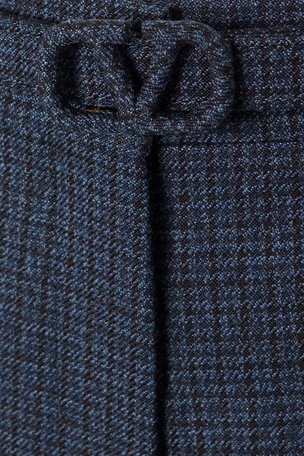 VALENTINO GARAVANI Checked wool bootcut pants