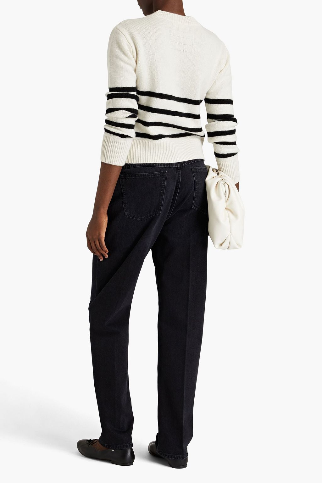 FRAME Striped cashmere sweater