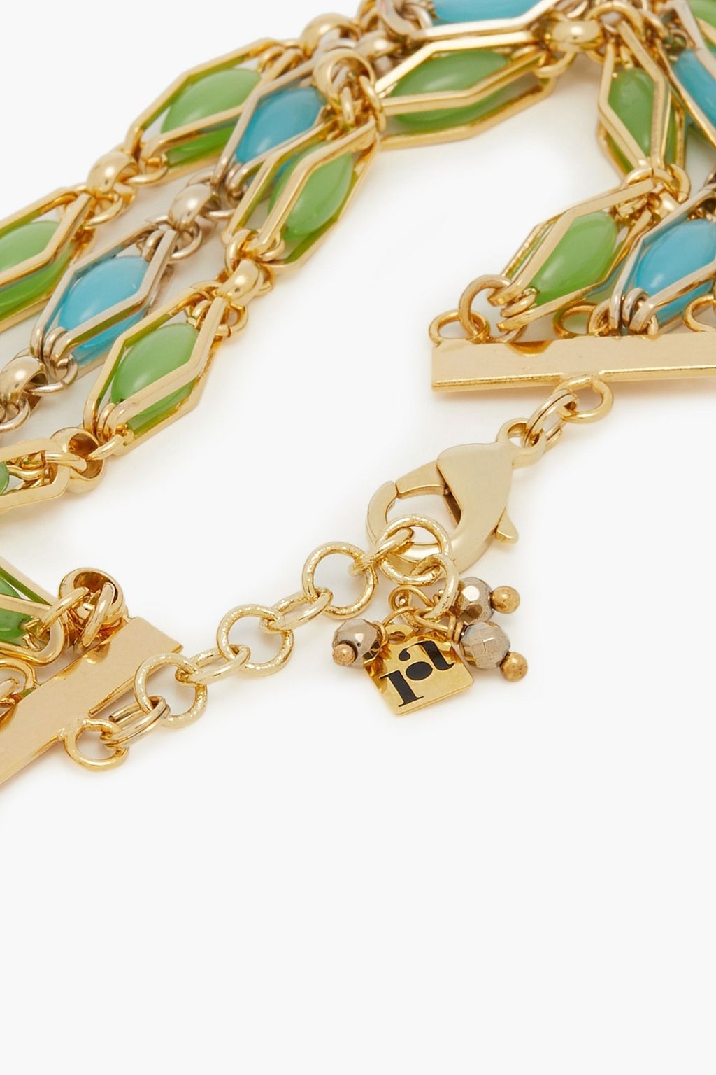 ROSANTICA Lento gold-tone stone bracelet