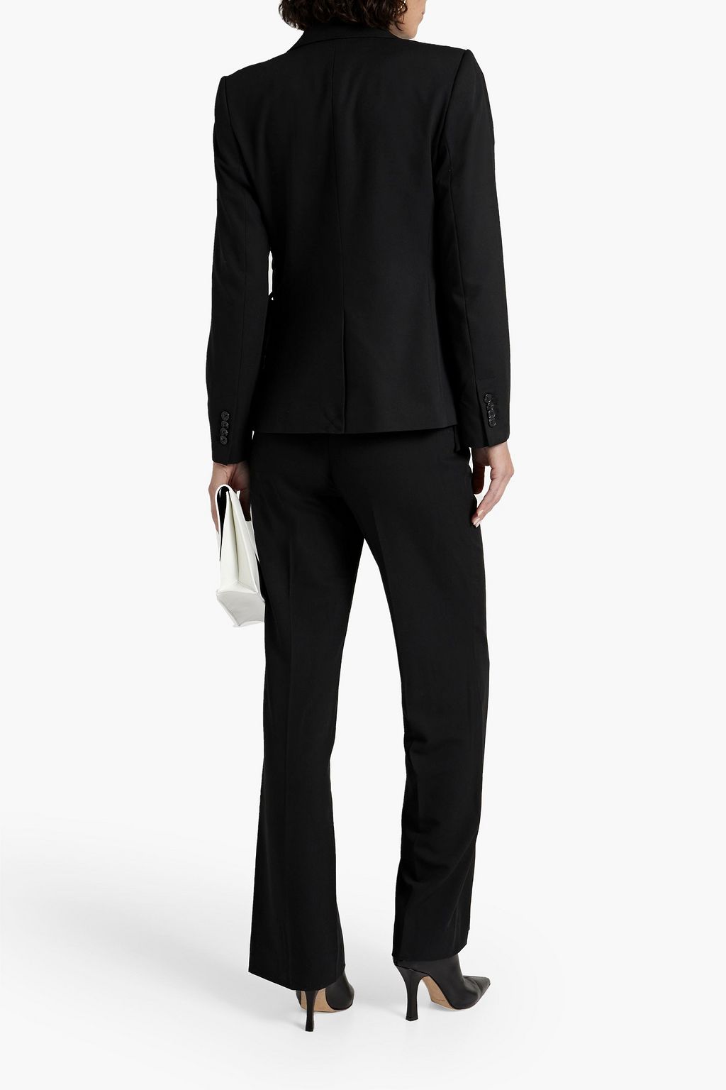 DEREK LAM 10 CROSBY Rhonda lace-up twill blazer