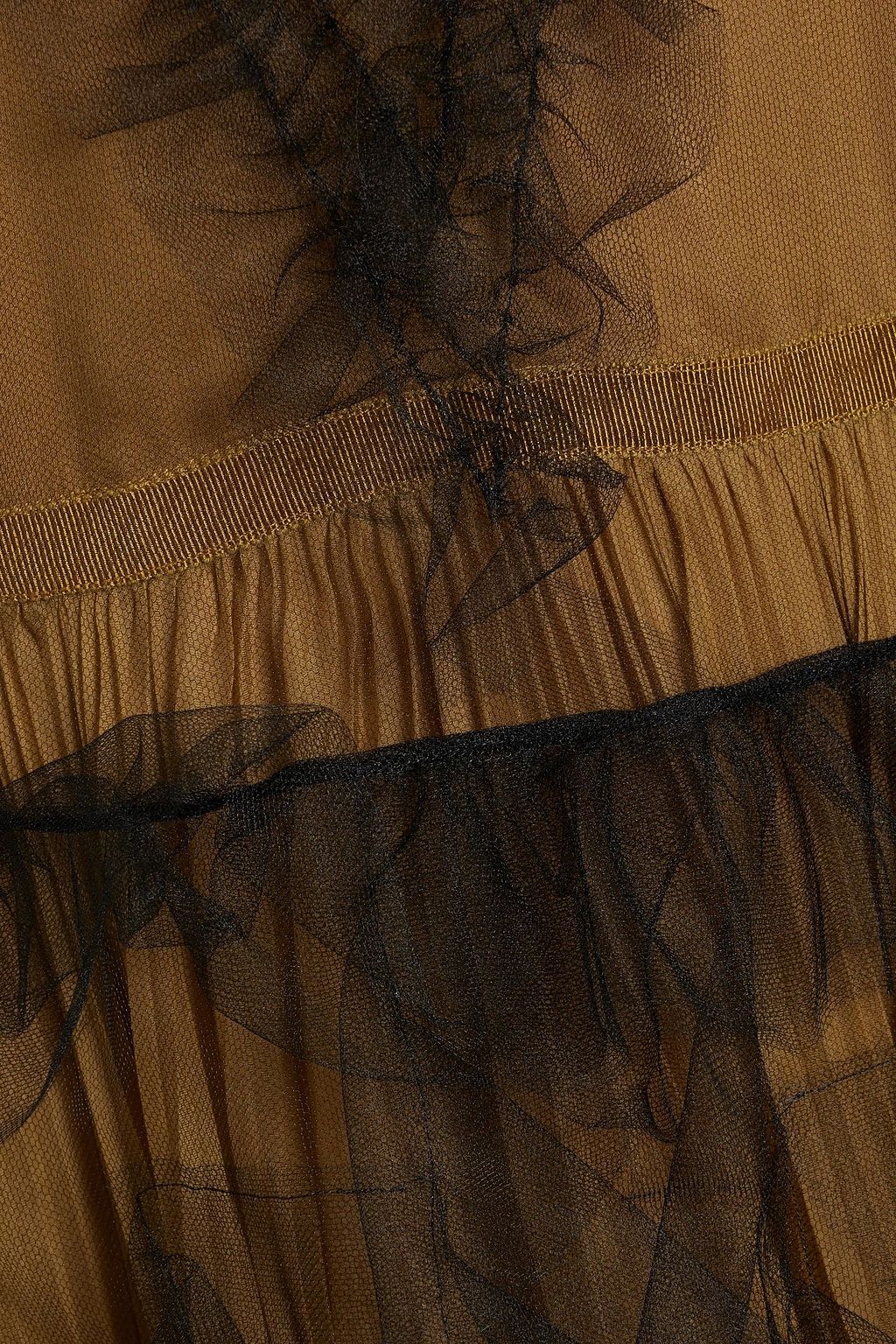 VALENTINO GARAVANI Ruffled silk-tulle gown