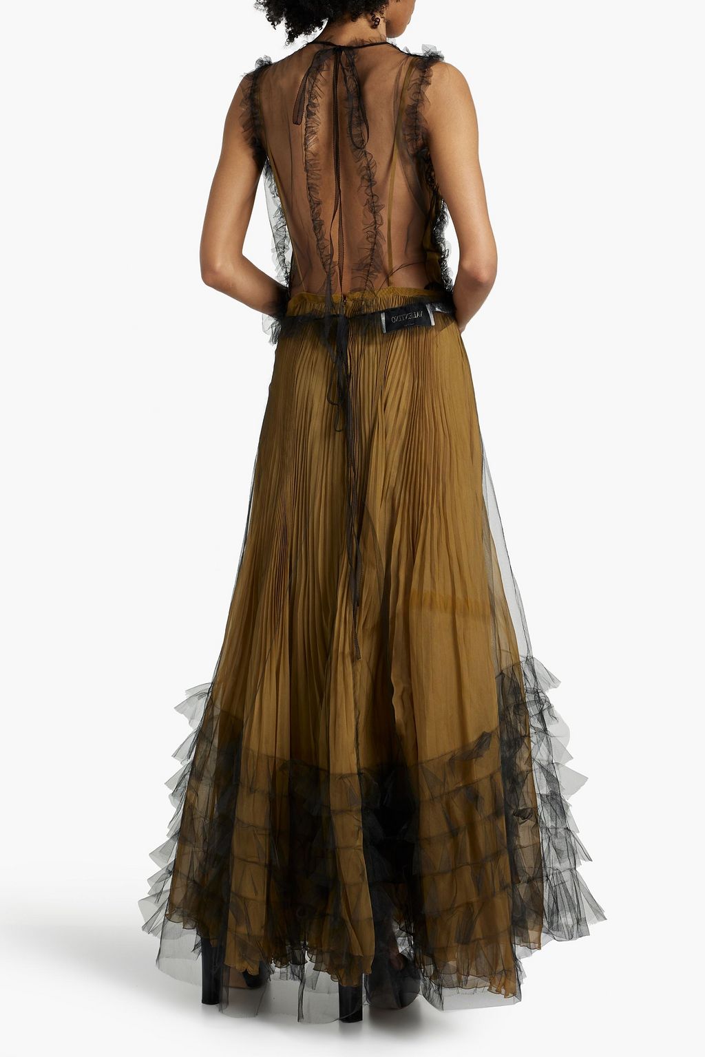 VALENTINO GARAVANI Ruffled silk-tulle gown