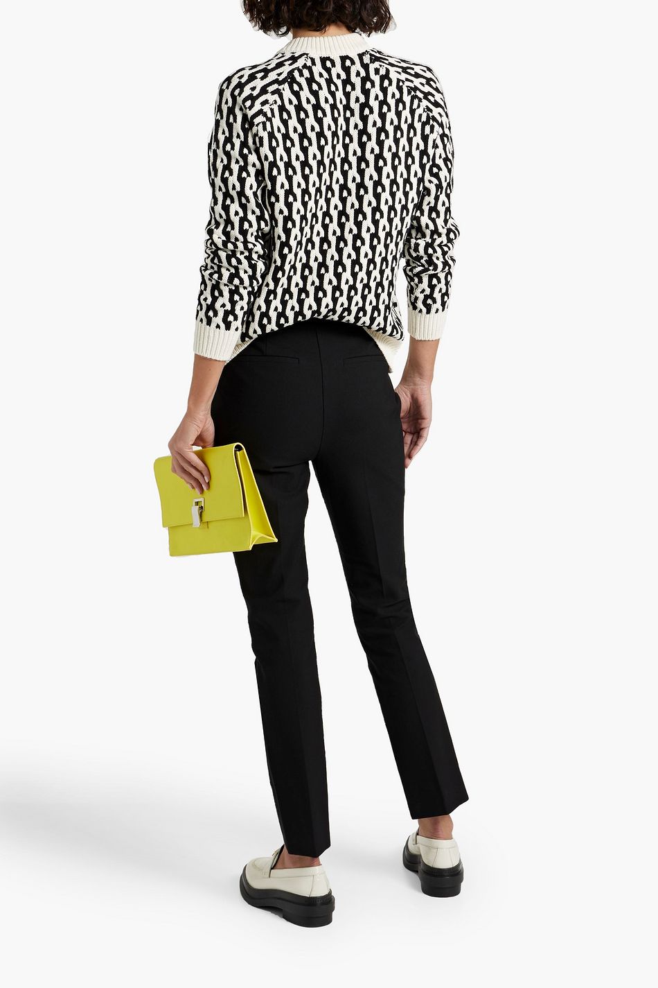 Derek Lam 10 Crosby  Lizard-Print Skinny Pants