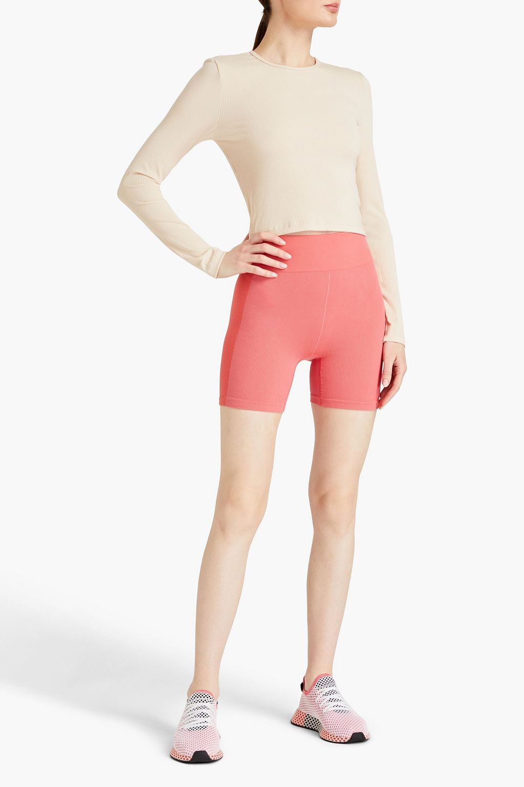 THE UPSIDE Tahnee ribbed stretch-modal top