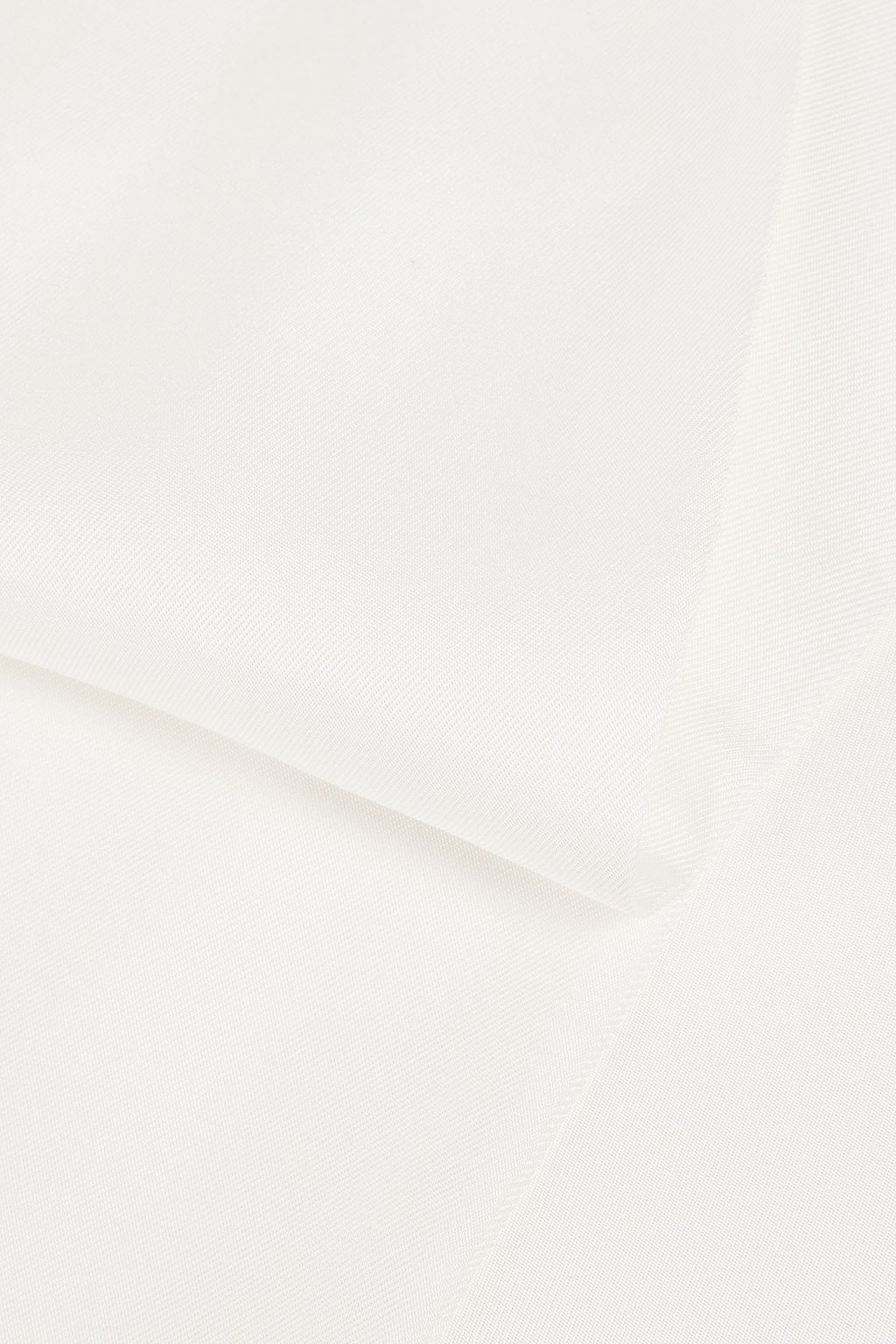 VALENTINO GARAVANI Fringed silk-twill scarf