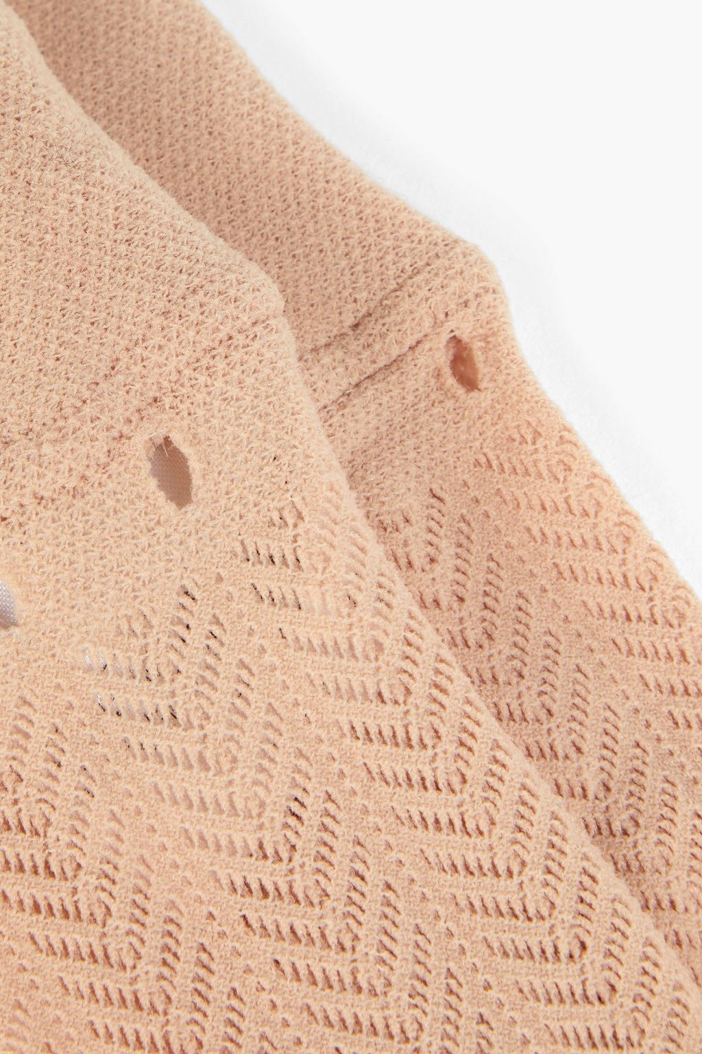 RED(V) Pointelle-knit socks