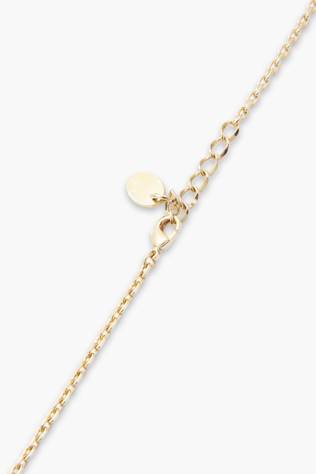 RED(V) Gold-tone faux pearl necklace