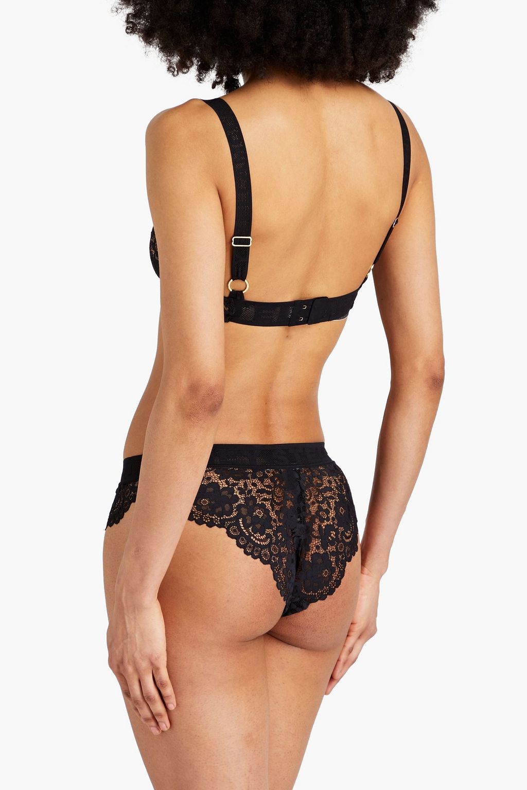 STELLA MCCARTNEY Stretch-lace mid-rise briefs