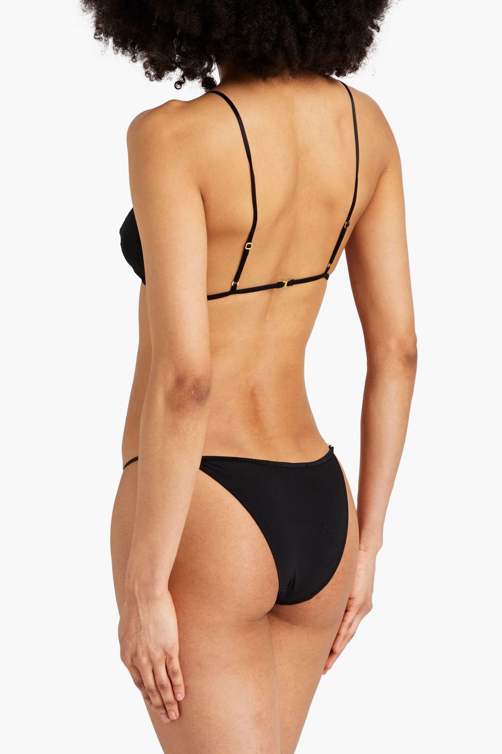 STELLA MCCARTNEY Chain-embellished stretch-jersey low-rise briefs