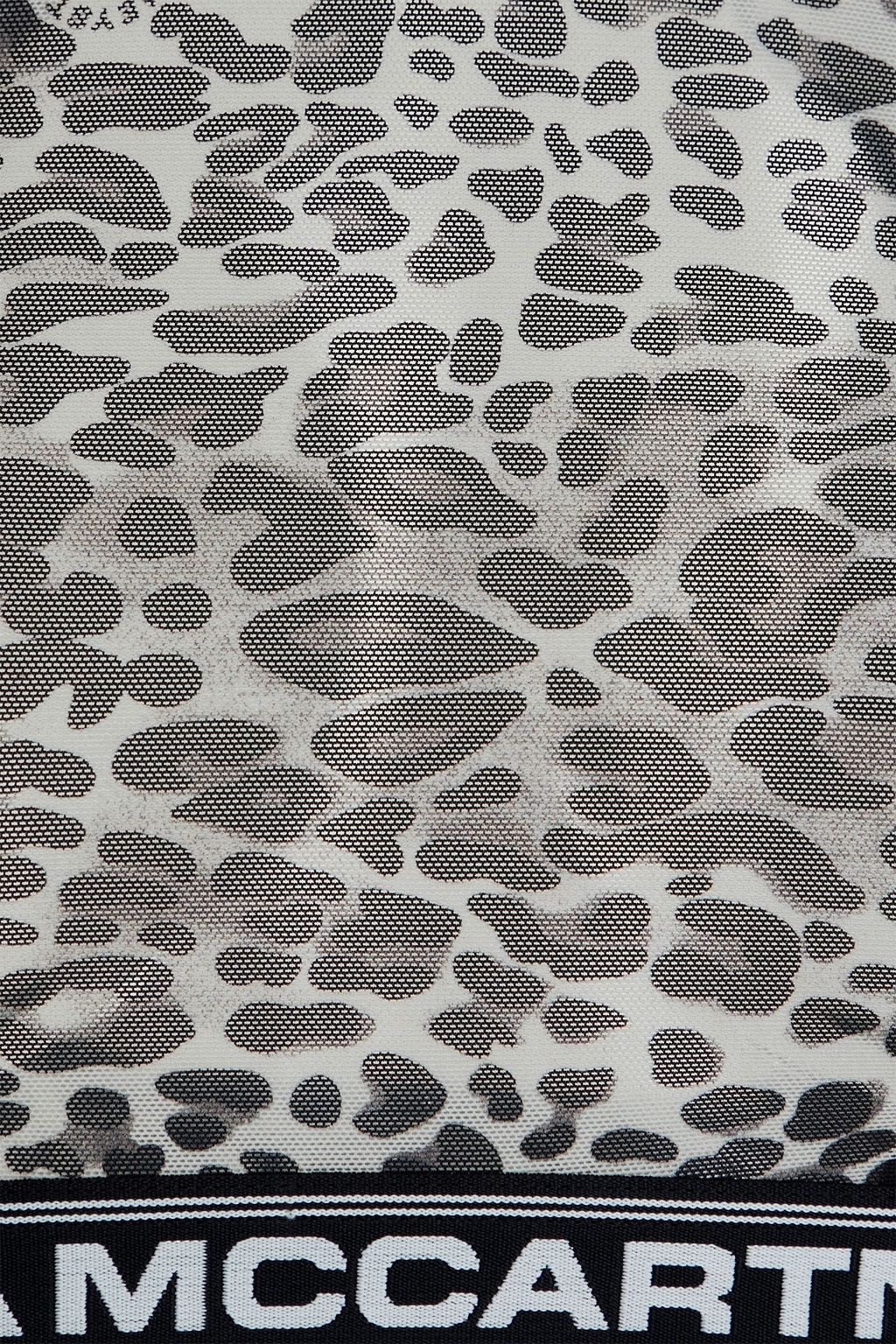 STELLA MCCARTNEY Leopard-print stretch-mesh bralette