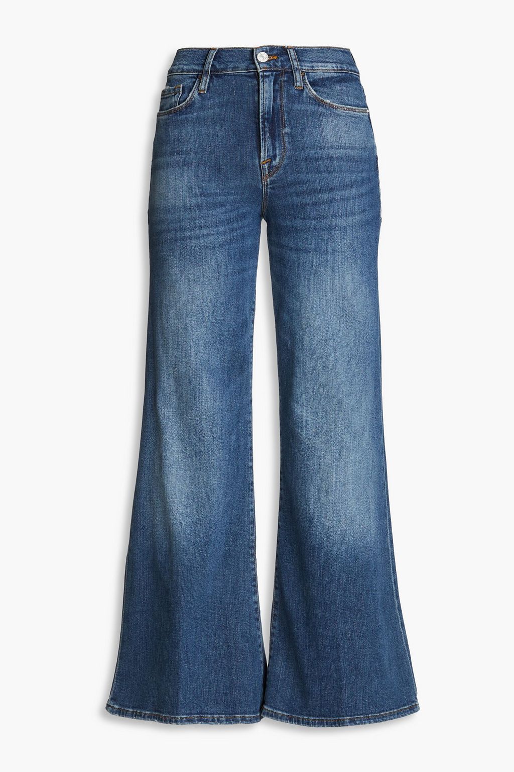 FRAME Le Pixie Palazzo highrise wideleg jeans THE