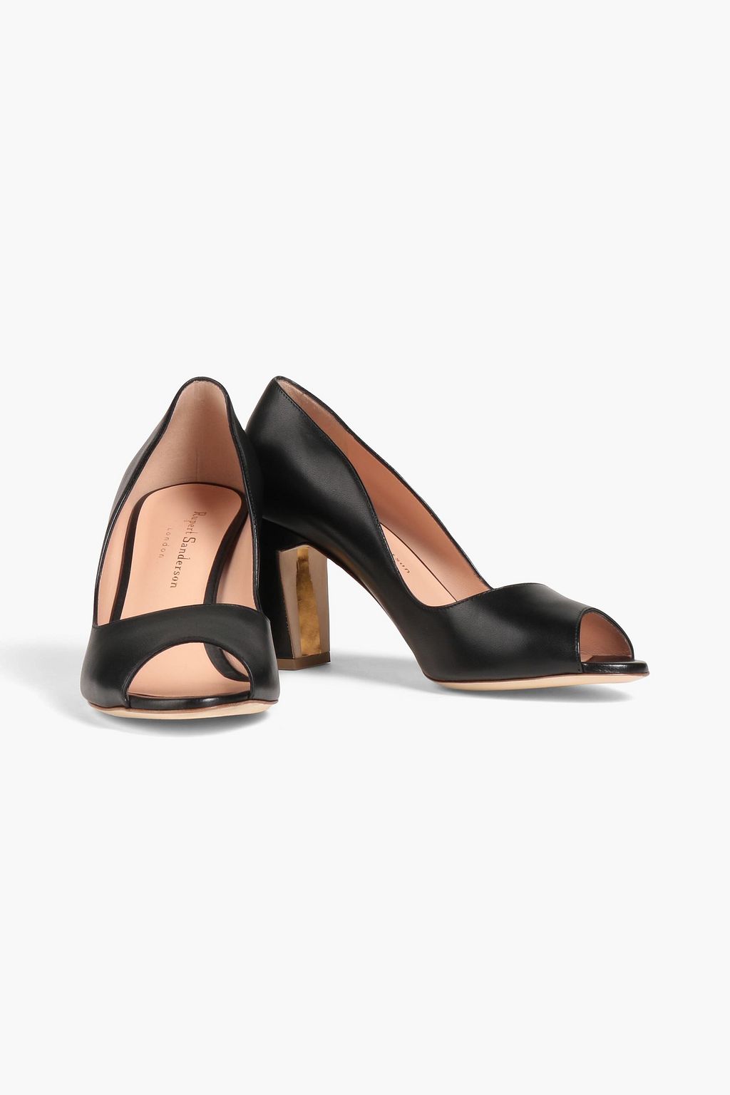 RUPERT SANDERSON Eclipse leather pumps