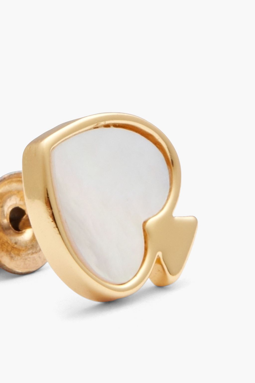 KATE SPADE NEW YORK Gold-tone zirconium earrings