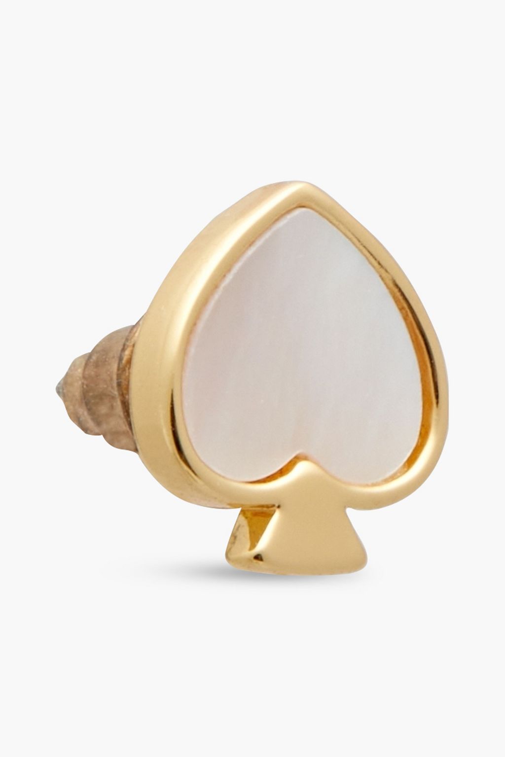 KATE SPADE NEW YORK Gold-tone zirconium earrings