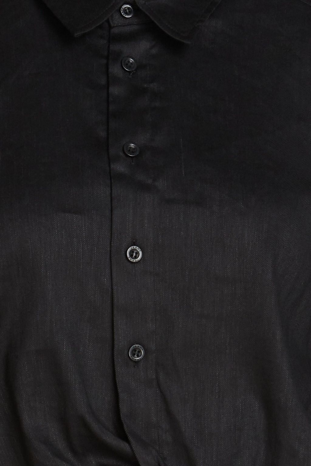FRAME Twist-front woven shirt