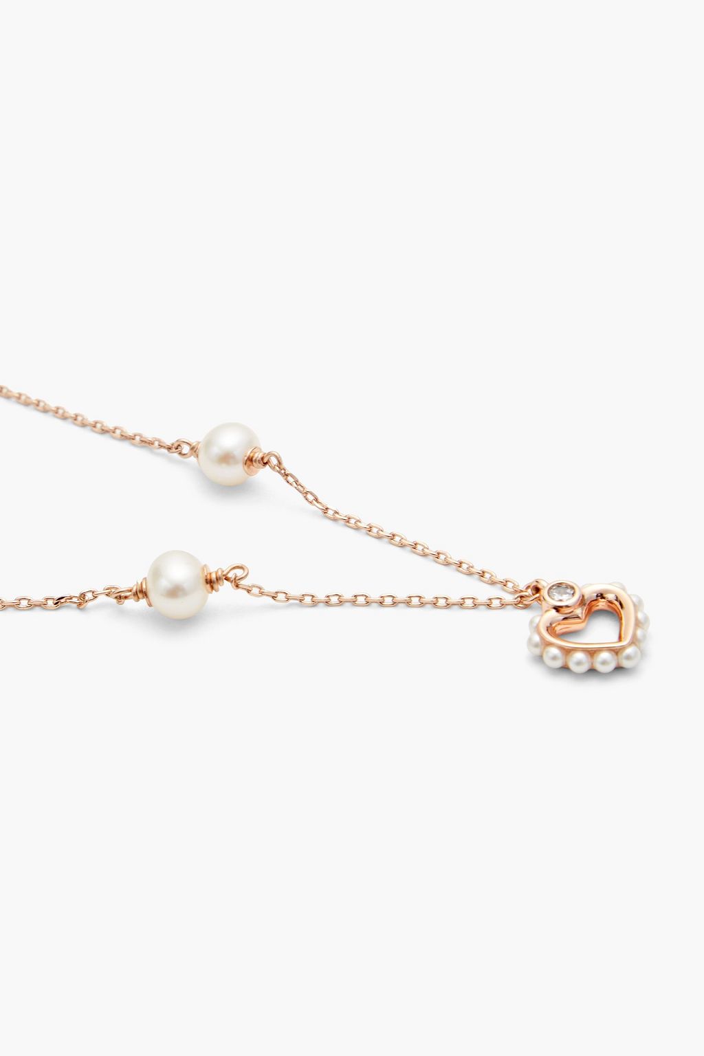 KATE SPADE NEW YORK Rose gold-tone freshwater pearl necklace