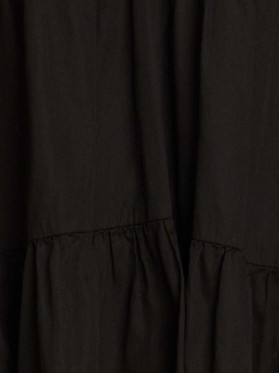 tiered cotton-poplin mini dress