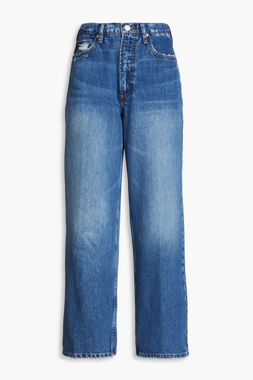 FRAME Le Pixie high-rise wide-leg jeans