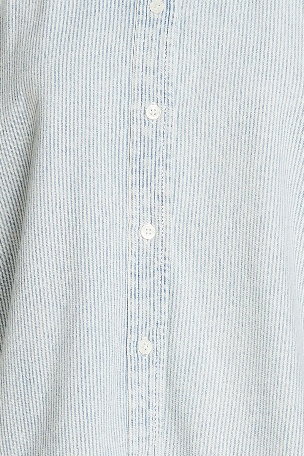 FRAME Beach striped denim shirt