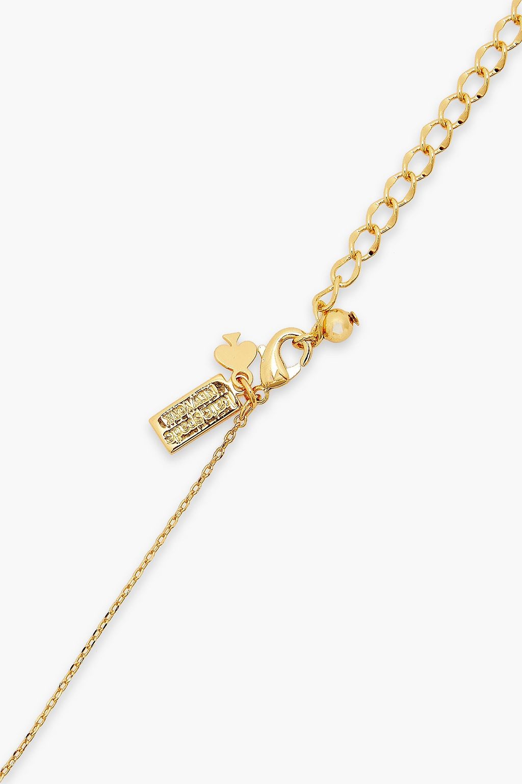 KATE SPADE NEW YORK Gold-tone mother-of-pearl necklace
