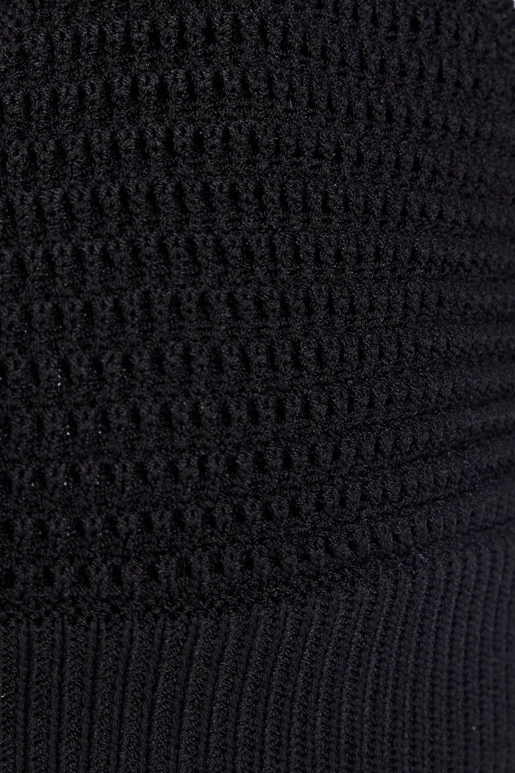 FRAME Crochet-knit bra top